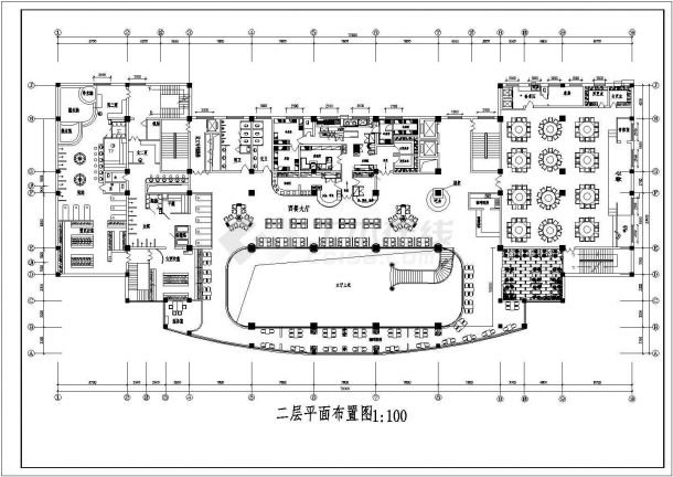 餐厅前台平面设计图