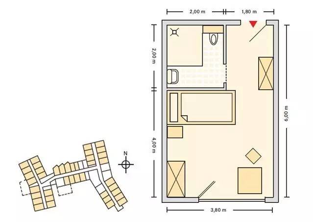 学生宿舍房间平面设计