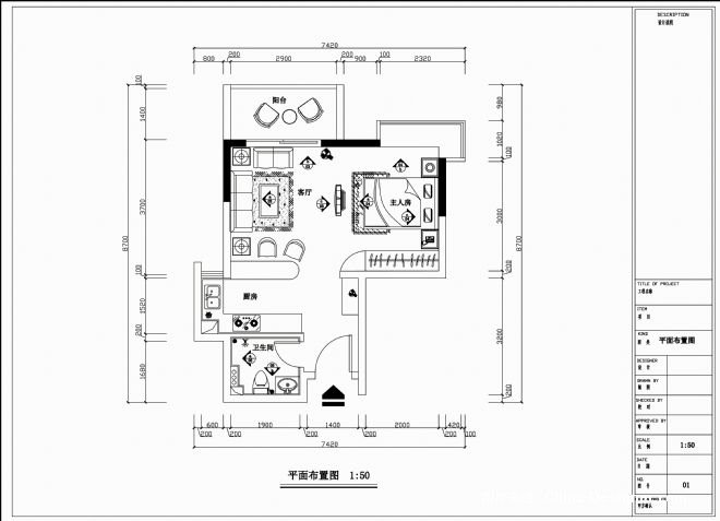 学生宿舍房间平面设计