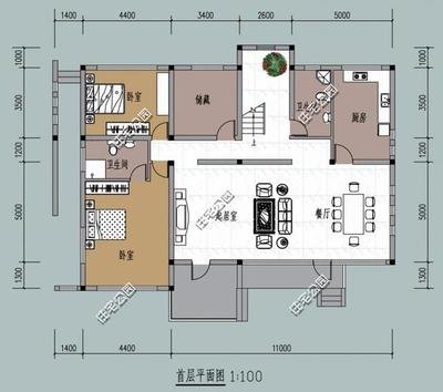 现代极简平面设计图