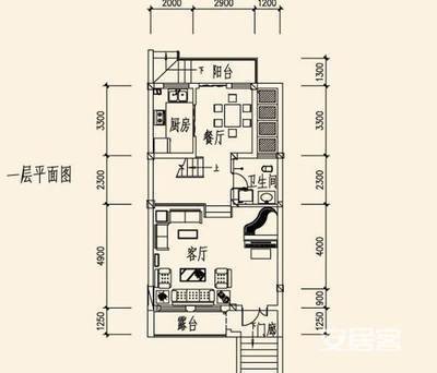 五室三卫平面设计