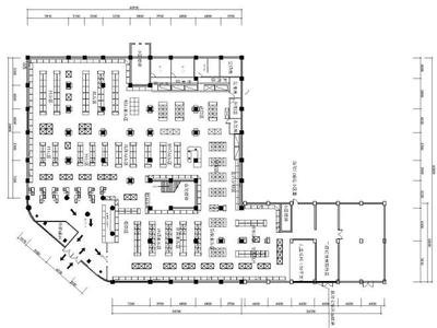 小型超市平面设计图纸