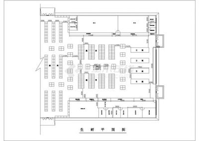 小型超市平面设计图纸