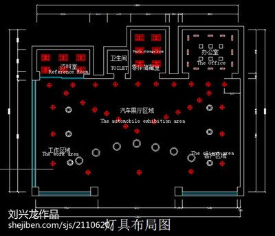 灯具店铺设计平面设计图