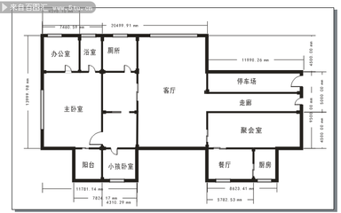 商铺改住房平面设计