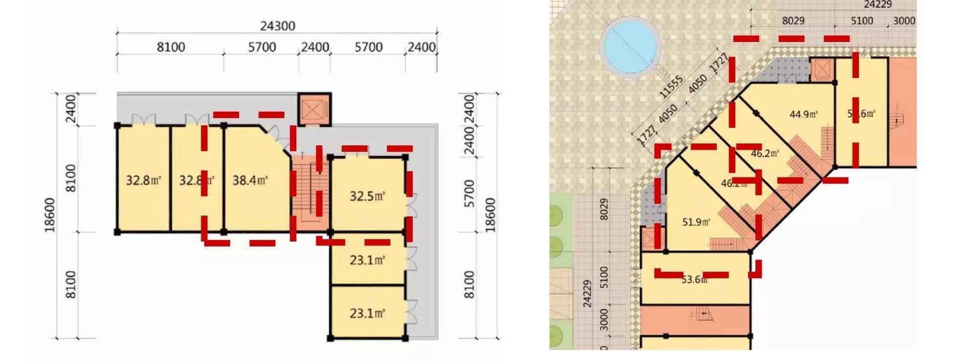 商铺改住房平面设计