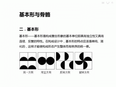 平面设计基本骨骼