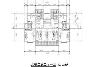 45米房平面设计