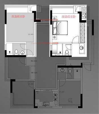 主卧改造平面设计图纸