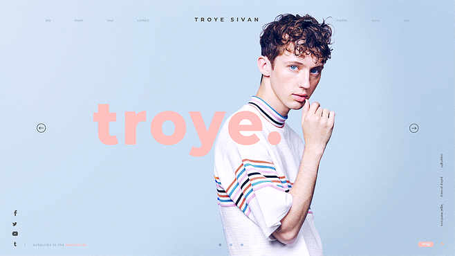 troye sivan 平面设计