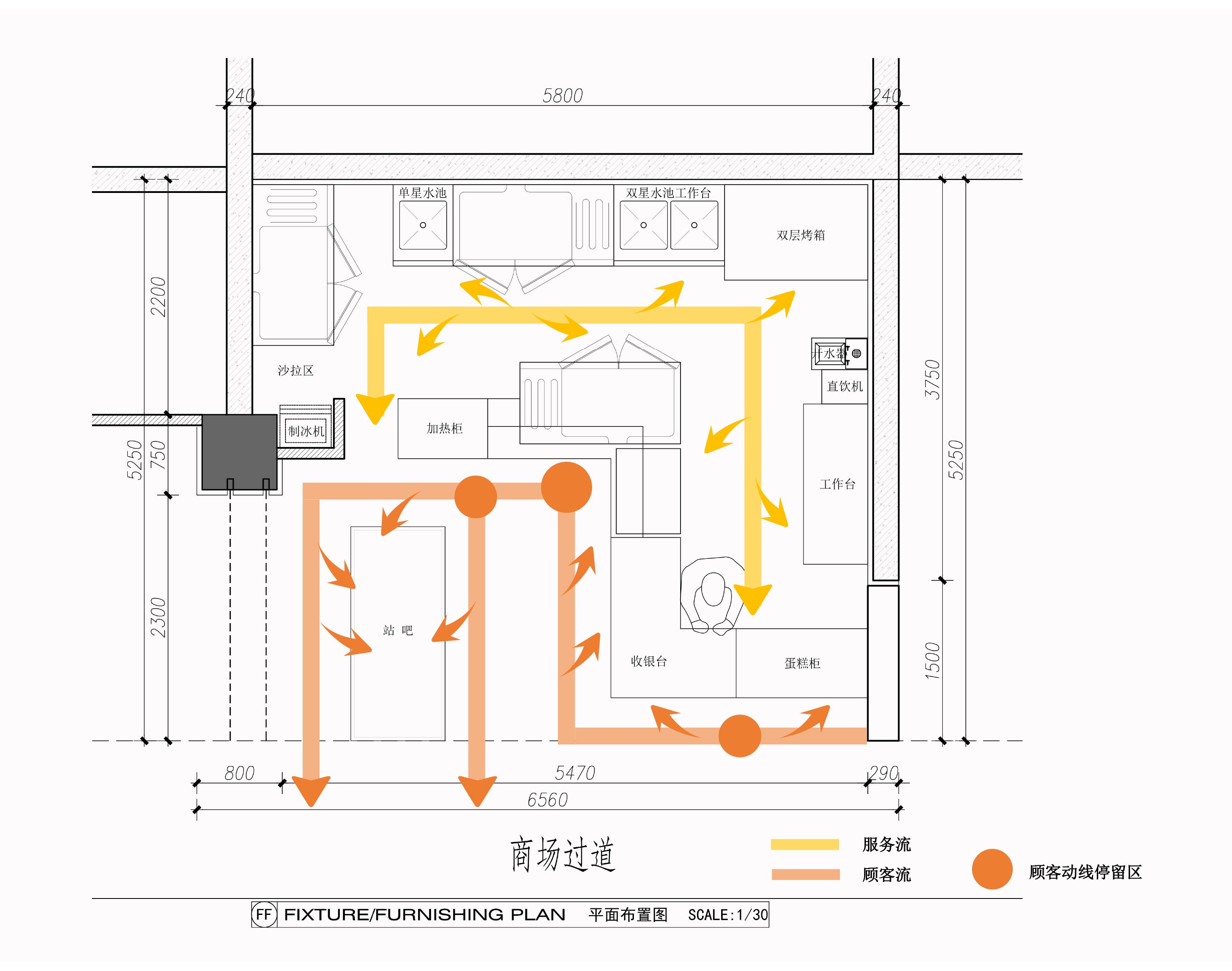 画廊平面设计动线图片