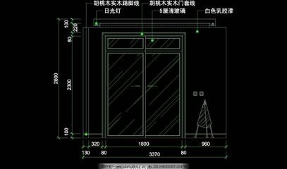 cad玻璃平面设计