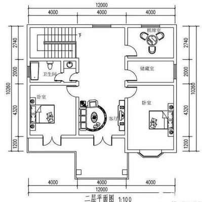 农村室内格局平面设计