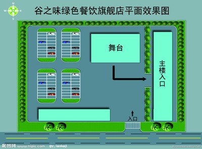 社区出入口平面设计图