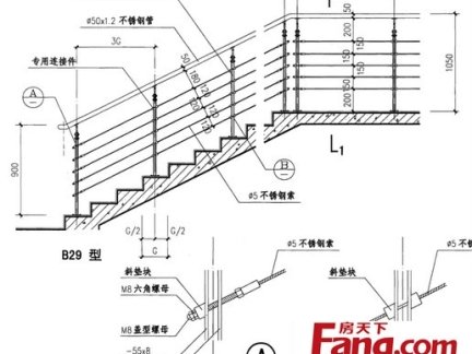 s型楼梯平面设计与尺寸