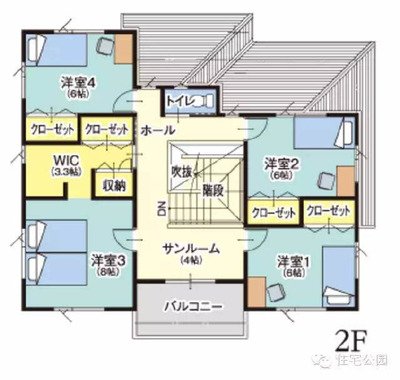 日本独立住宅平面设计