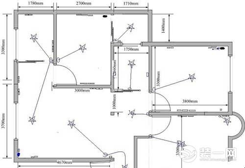 平面设计线路图