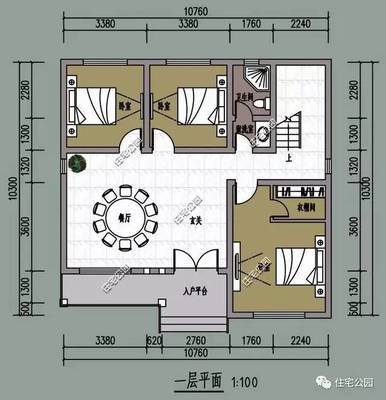 一层中式平面设计