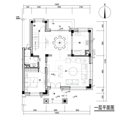 一层中式平面设计