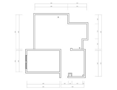 狭长办公空间平面设计