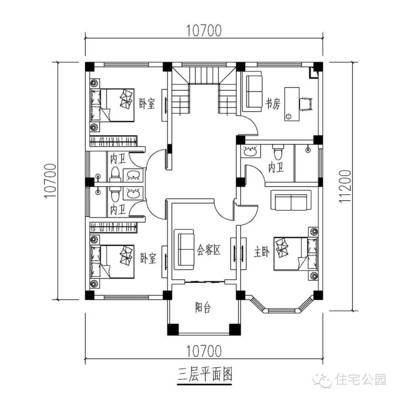 浙江房子平面设计图