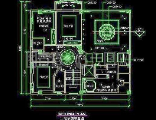 吊顶木工平面设计图片