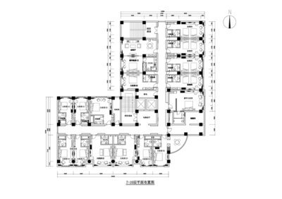 旅游酒店平面设计图集