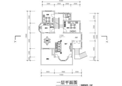 艺术感别墅平面设计