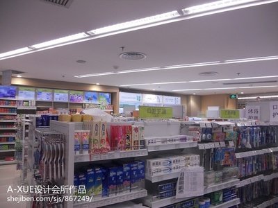 药妆店平面设计图片