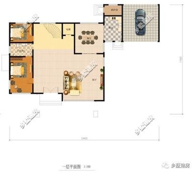 豪宅楼梯平面设计图片大全