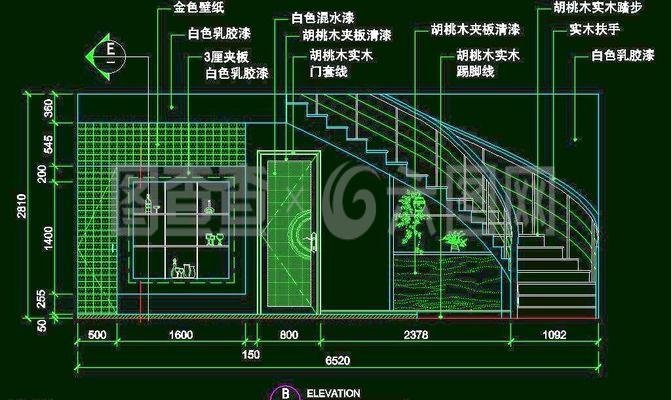 实木楼梯平面设计软件