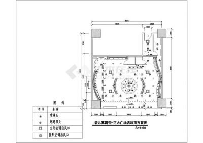 小面积服饰店平面设计