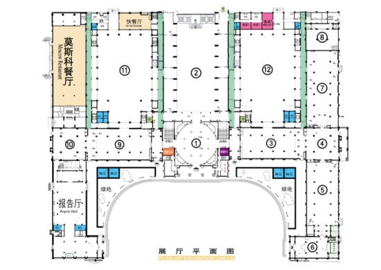 工业展示馆平面设计图